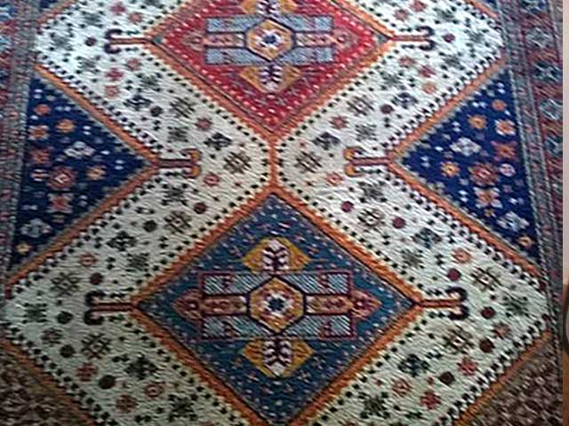 Patterned Rug after cleaning