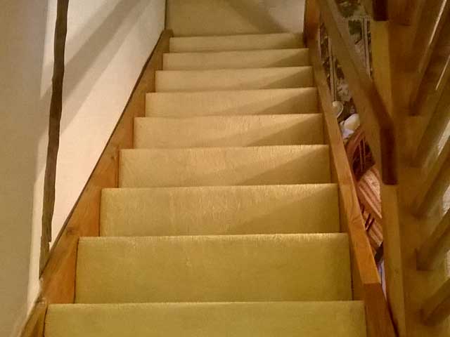 Stairs after cleaning