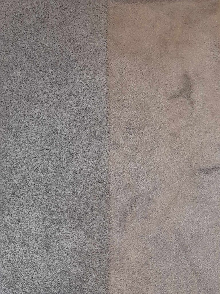 dramatic before and after cleaning the carpet photo - if you want your carpets to look pristine leave it to the carpet cleaning professionals!